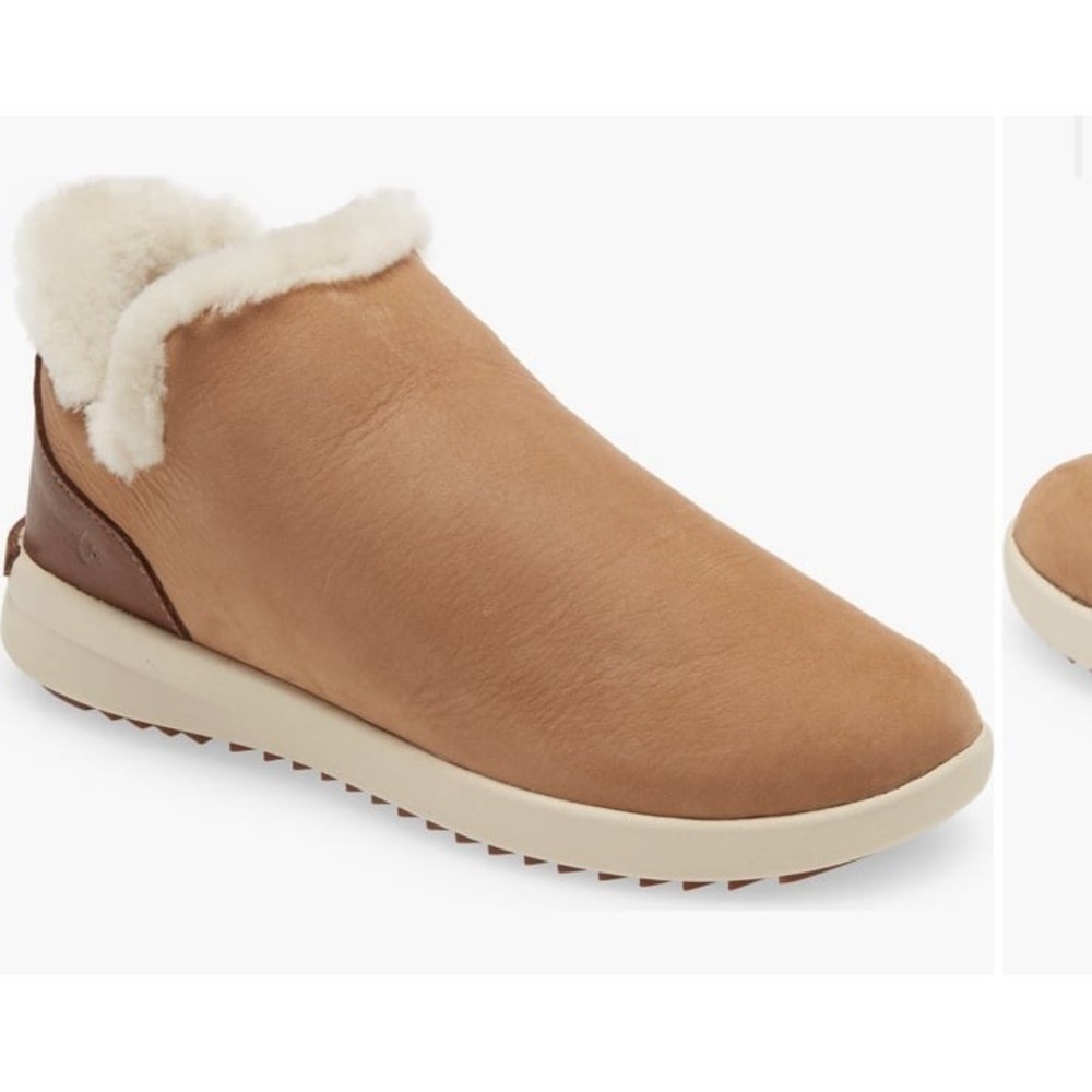 OluKai‎ Malua Hulu GenuineShearling Waterproof Slip-On Sneaker women size 5